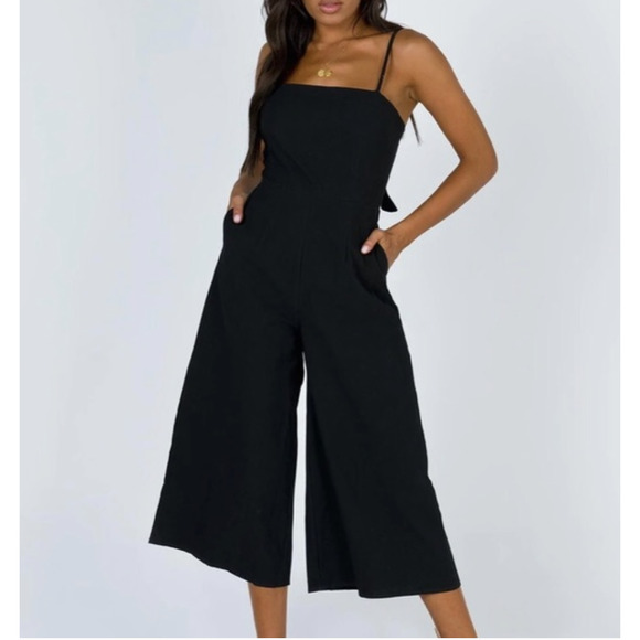 Princess Polly Pants - Princess Polly Black Jumpsuit